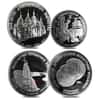 1988 Russia (USSR) Silver Platinum Palladium Proof 4-Coin Set (w/Box & COA)