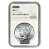 Peace Silver Dollar $1 NGC MS 61 (Random Year, 1922-1935)