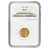 1910 $2.5 Indian Head Quarter Eagle Gold Coin NGC MS 62