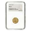 1915 $2.5 Indian Head Quarter Eagle Gold Coin NGC MS 61