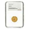 1914 $2.5 Indian Head Quarter Eagle Gold Coin NGC AU 55