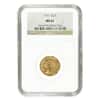 1911 $2.5 Indian Head Quarter Eagle Gold Coin NGC MS 61