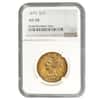 1879 $10 Gold Liberty Head Eagle Coin NGC AU 58