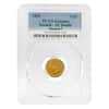 1856 $1 Gold Indian Princess Head Type 3 PCGS AU Details