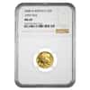 2008 W 1/10 oz $5 Gold Buffalo NGC MS 69