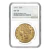1897 $20 Liberty Head Double Eagle Gold Coin NGC AU 58