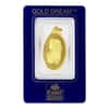 Vintage Assay - 10 gram Gold PAMP Suisse Lady Fortuna Oval Pendant .9999 Fine