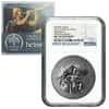 2016 2 oz Cook Islands Silver Norse Gods Heimdall Ultra High Relief NGC MS 70 Antiqued First Releases w/COA