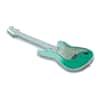 2022 1 oz Silver Fender Stratocaster Surf Green Guitar Shaped Coin Solomon Islands .9999 Fine (w/Box)