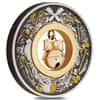 2022 2 oz Jingle Bell Antiqued Silver Coin Australian Perth Mint (w/Box & COA)