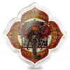 2022 Solomon Islands 2 oz Elephant of the 1st Chakra Colorized Silver Coin .9999 Fine (w/Box & COA)