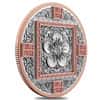 2021 Canada 10 oz Proof Platinum Splendour Coin with Pink Diamonds .9995 Fine (w/Box & COA)