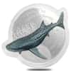 2021 1 oz Colorized Silver Whale Shark Solomon Islands $2 Coin .9999 Fine (w/Box & COA)