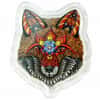 2021 Solomon Islands 1 oz Electric Fox - Spirit Animals Colorized Silver Coin .9999 Fine (w/Box & COA)