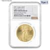 2021 1 oz Gold American Eagle Type 2 NGC MS 69 Mint Error (Obv Struck Thru)