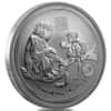 2016 1 oz Silver Lunar Monkey Lion Privy BU Australian Perth Mint