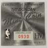 Tim Duncan Highland Mint 1 oz .999 Fine Silver Limited Edition Commemorative Medallion w/ COA