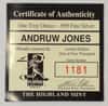 Andruw Jones 1 oz .999 Fine Silver Limited Edition Commemorative Medallion COA Back  Reset  Delete  Duplicate  Save  Save and Continue Edit