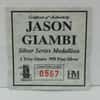 Jason Giambi 1 oz .999 Fine Silver Limited Edition Commemorative Medallion W/ Box & COA