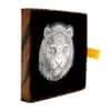 2022 Chad 1 oz Silver Tiger Coin Serial #2 Shaped High Relief (w/Box)