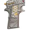 1 oz Silver Gun Shaped .45 Caliber Pistol Antiqued .999 Fine (w/Box)