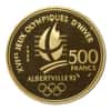 1989 France Proof Gold 500 Francs Winter Olympics (w/Box & COA)
