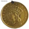 Gold Love Token $1 Liberty Head Type 3 Ex-Jewelry (Random Design)