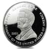 2001 Presidential Election 8 oz Silver Proof Round - George Bush/Al Gore (w/Box & COA)