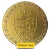 Great Britain Gold Guinea George III Spade AGW .2462 oz Circulated (1787-1799, Random Year)