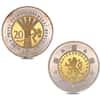 First Czechoslovakia Republic Gold/Silver Bimetallic 10-Coin Set