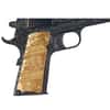 2024 Chad 2 oz Silver .45 Caliber Pistol Handgun Black & Gold Shaped Coin .999 Fine