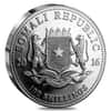 2016 Somalia 1 oz Silver African Elephant Proof High Relief (W/Box & COA)