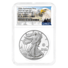 2025-W US Army Privy 1 oz Proof Silver American Eagle NGC PF 70 ER Mountain