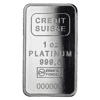 1 oz Credit Suisse Platinum Bar .9995 Fine (w/Assay)
