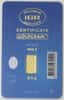 0.5 Gram Baby Boy's First Christmas 999.9 Gold Bar