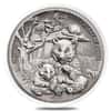 2017 8 oz Silver Panda Fiji $5 Coin .999 Fine In Cap Serial#7 High Relief (w/Box&COA)