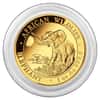 2016 Somalia 1 oz Gold African Elephant BU 1000 Shillings (In Capsule)