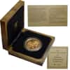 1985 Great Britain Queen Elizabeth II 5 Pound Gold Coin w/Box & COA