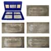 Israel Anglo-Palestine Bank Series Sterling Silver 5-Banknote Set ASW 8 oz (w/Box & COA)