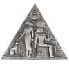2023 Djibouti 1 kilo Silver Ancient Pyramid 3D Shaped Coin