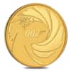 2020 1 oz Tuvalu James Bond 007 Gold Coin .9999 Fine Gold BU In Cap 