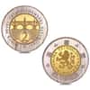 First Czechoslovakia Republic Gold/Silver Bimetallic 10-Coin Set