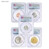 2017-S US Mint 225th Anniversary Enhanced Uncirculated 10-Coin Set PCGS SP 70 First Strike (Mixed Labels)