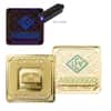 1 gram Geiger Christmas Original Square Gold Bar (In Assay)