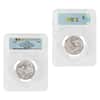 2021 Chad 2 oz Silver Bull vs Bear Pandemic Serial #9 PCGS MS 70 FDOI Antiqued High Relief