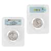 2021 Chad 2 oz Silver Bull vs Bear Pandemic Serial #10 PCGS MS 70 FDOI Antiqued High Relief