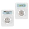 2021 Chad 2 oz Silver Bull vs Bear Pandemic Serial #5 PCGS MS 70 FDOI Antiqued High Relief