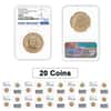 Lot of 20 - 2026 (P) President Donald J. Trump $1 Coin NGC MS 65 ER