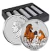 Roll of 20 - 2026 1 oz Colorized Silver Lunar Horse BU Perth Mint