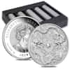 2019 1 oz Silver Double Dragon BU Australian Perth Mint In Cap